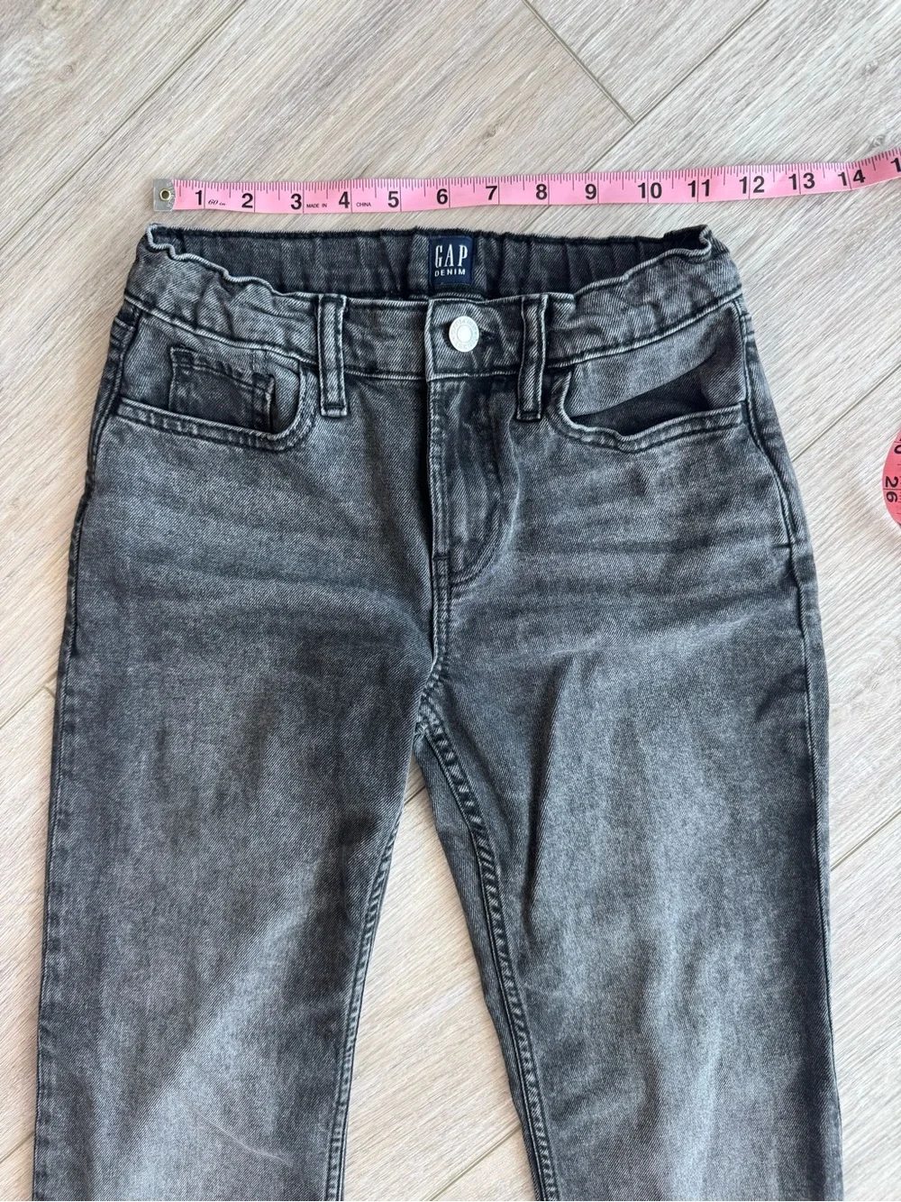 GAP Washed Black Straight-Leg Kids Jeans